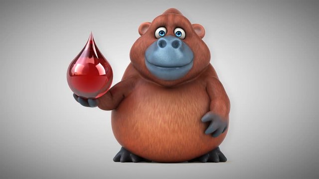 Fun orangoutan - 3D Animation