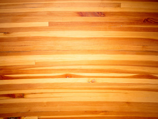 Curved wooden background