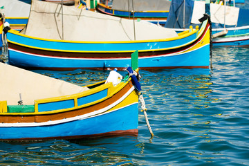 Fototapeta na wymiar Maltese fishing boat