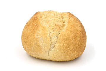 Fresh bread isolated on white background