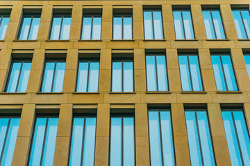 wallpaper background of office facade