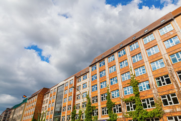 apartment buildings in Berlin, Germany