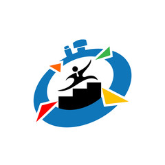 Working Time Management Success Logo