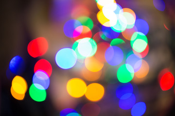 colorful abstract bokeh background