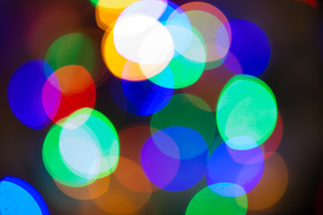 colorful abstract bokeh background