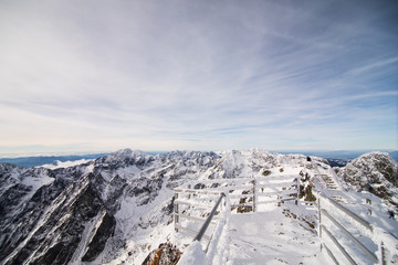 Winter in High Tatras Mountains. High Tatry. Slovakia. Vysoke Tatry.