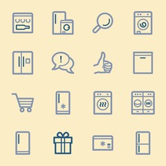 Kitchen Appliances Web Icons