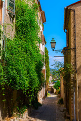 picturesque alley in Seillans, France