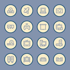 Electronic Appliances Web Icons