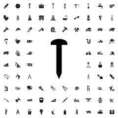 nail icon illustration