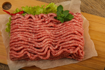 Minced beef meat