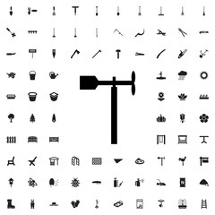 weather vane icon illustration