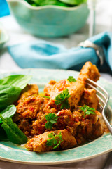 Slow Cooker Chicken in a Pepper Sauce.