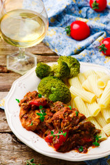 Slow Cooker Mediterranean-Style Chicken.