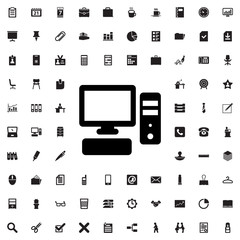 Fototapeta premium pc icon illustration