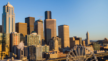 Seattle Skyline at Sunset