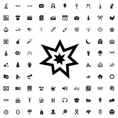 fireworks icon illustration