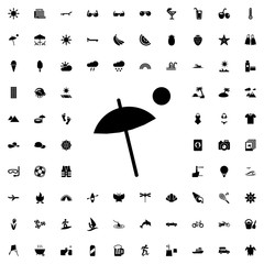 umbrella icon illustration