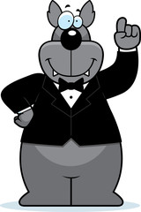 Cartoon Wolf Tuxedo