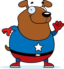 Cartoon Superhero Dog