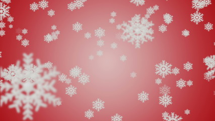 Macro shot from Snowflake. Abstract winter background.