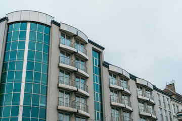 typical apartment or hostel building at berlin