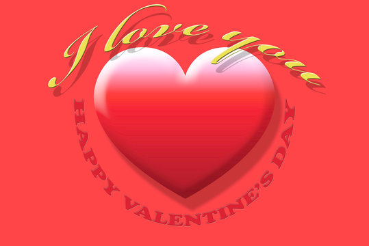 Carte de voeux st-valentin