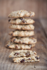 Oatmeal Cookies with dry barberry