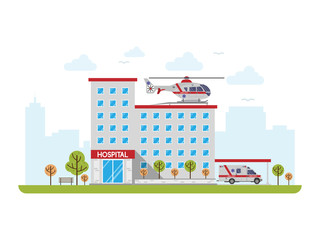 City hospital building