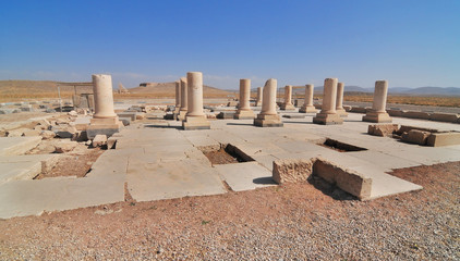 Ruins of Pasargadae - the capital of the Achaemenid Empire under Cyrus the Great
