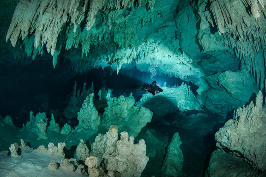 Cave Diving Mexico Cenotes De Yucatan