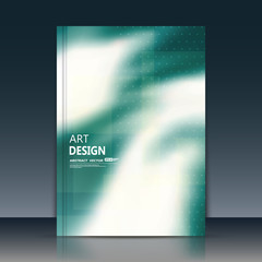 Abstract composition. Text frame surface. Green a4 brochure cover design. Title sheet layout model. Creative front page art. Ad banner form texture. Vector grunge figure icon. Elegant flyer fiber font