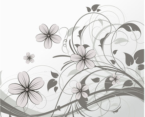 Abstract floral background