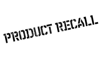 Product Recall rubber stamp
