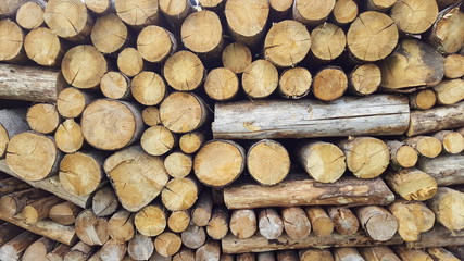 Brennholz-Stapel als Wallpaper