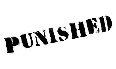Punished rubber stamp