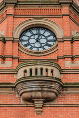 Victoria Bath clock tower (1896). Sneinton, Nottingham, England.