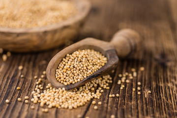 Portion of Seeds (Mustard) (selective focus)