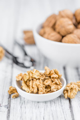 Walnut kernels (selective focus)