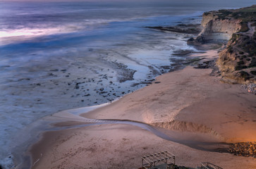 View of Praia Ribeira de ilhas Ericeira