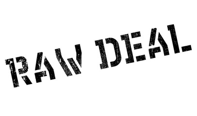 Raw Deal rubber stamp