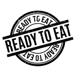 Ready To Eat rubber stamp