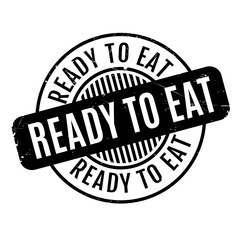 Ready To Eat rubber stamp