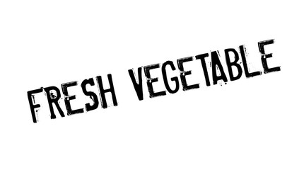 Fresh vegetable stamp. Grunge design with dust scratches. Effects can be easily removed for a clean, crisp look. Color is easily changed.