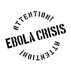 Ebola Crisis rubber stamp. Grunge design with dust scratches. Effects can be easily removed for a clean, crisp look. Color is easily changed.