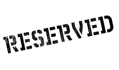 Reserved rubber stamp