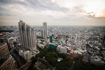 Vista su Tokyo