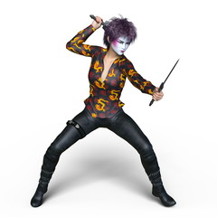 Obraz premium 女性戦士