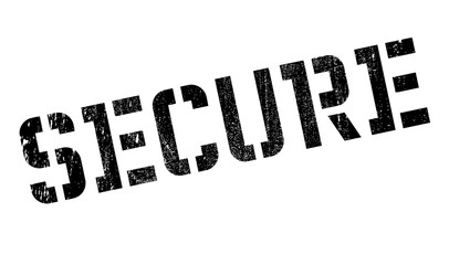 Secure rubber stamp
