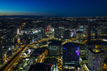 Fototapeta na wymiar modern cityscape night view